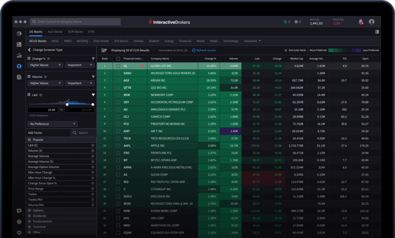 ARC Desktop MultiSort UI on Laptop