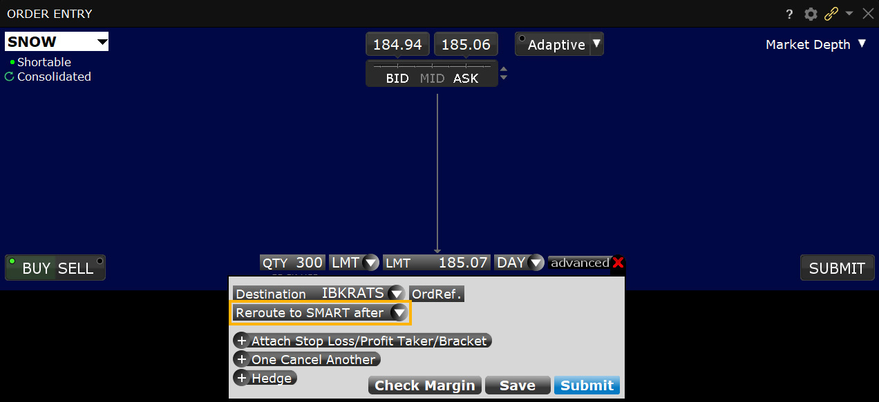 ARC ATS Reroute to SMART Order